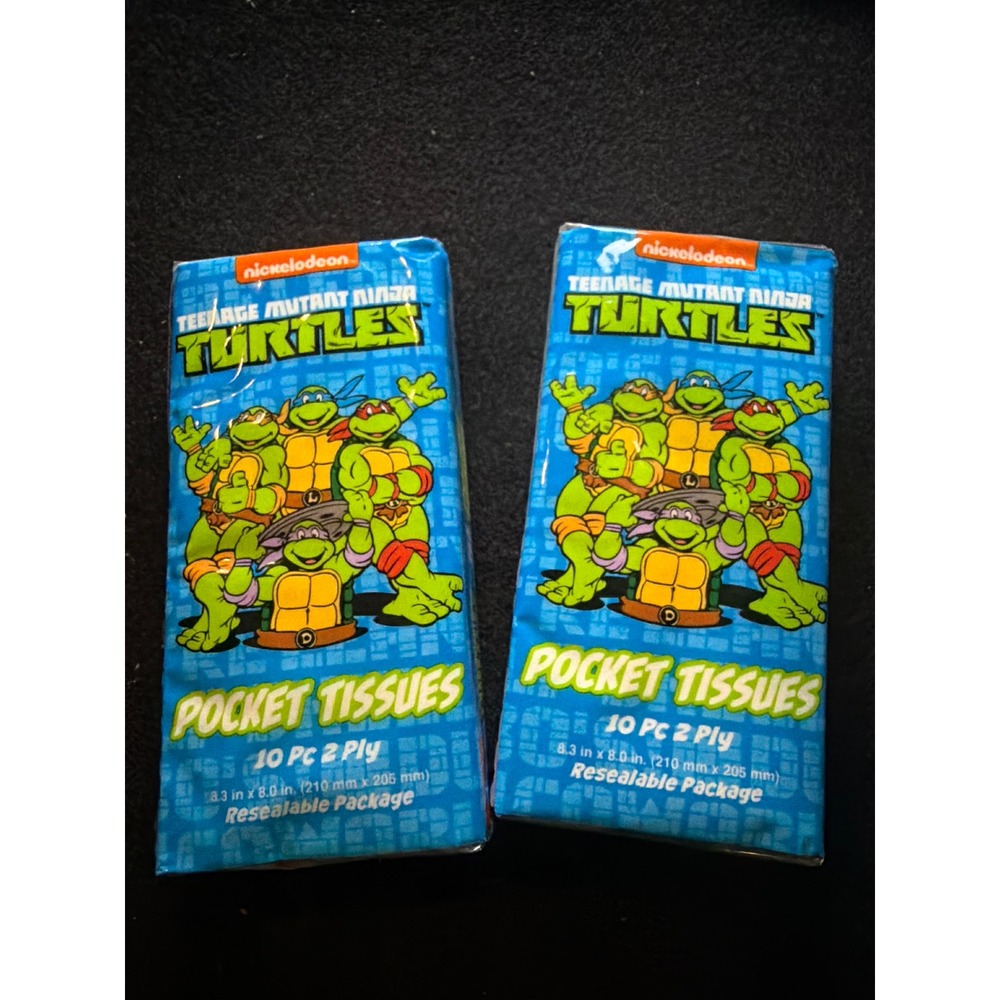 Nickelodeon Teenage Mutant Ninja Turtles Pocket Tissues 2‎ Pk.10 Count 2